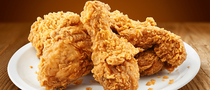 Half Fried Chicken  Single 